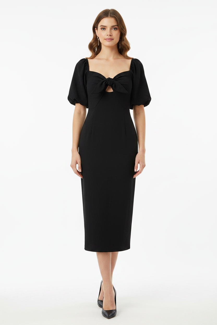 Whyte Valentine black dress, size 6