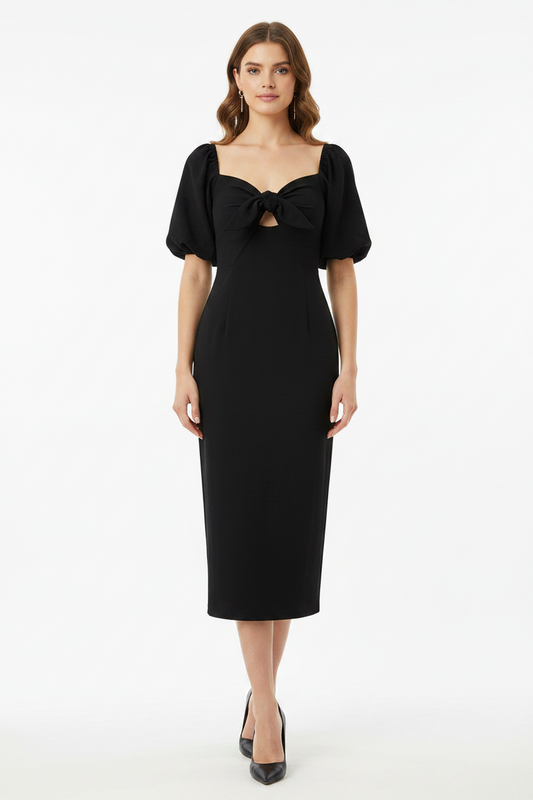 Whyte Valentine black dress, size 6