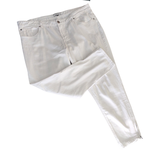 VSSP white 7/8  jeans, size 16