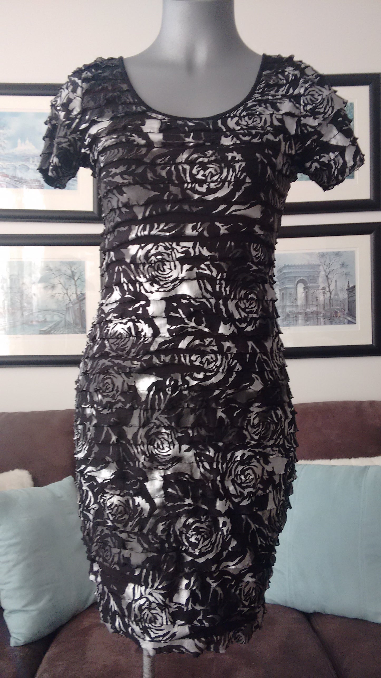 Jellicoe black velvet dress-S 10