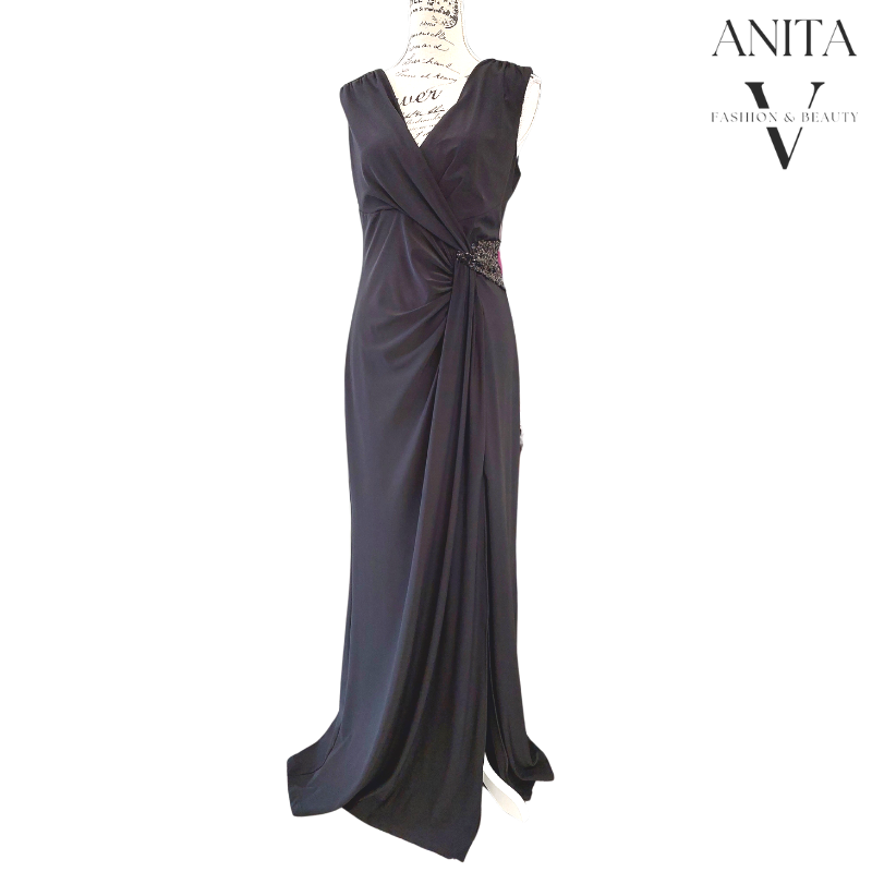 Montique black formal/ball dress, size 12/14