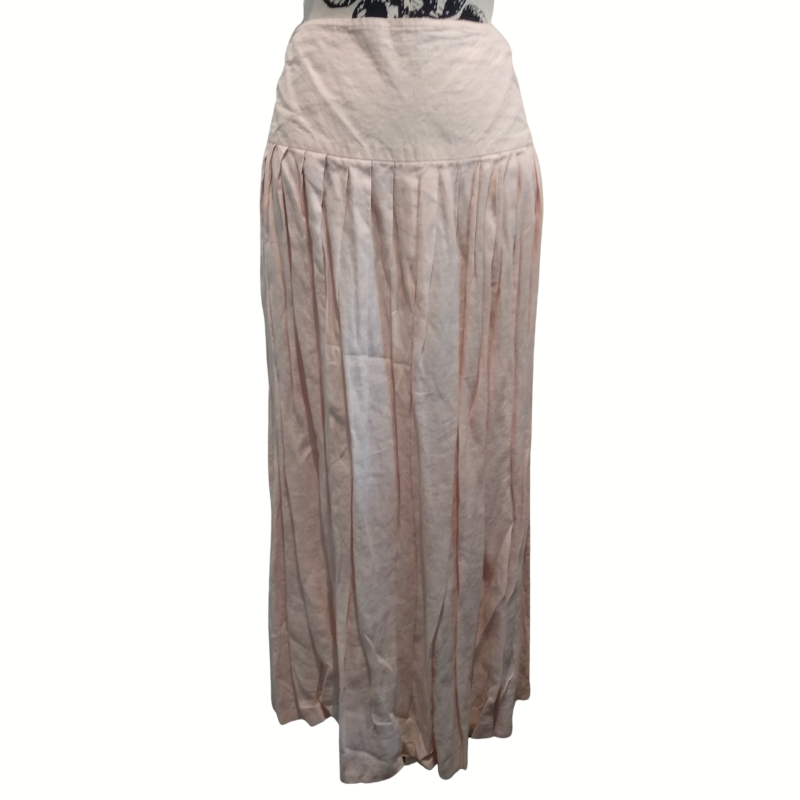 Jane Daniels Pink linen skirt, size 8