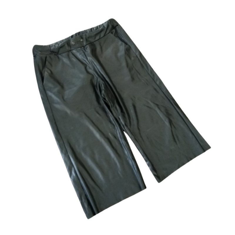 Moochi black pu pants, size 12