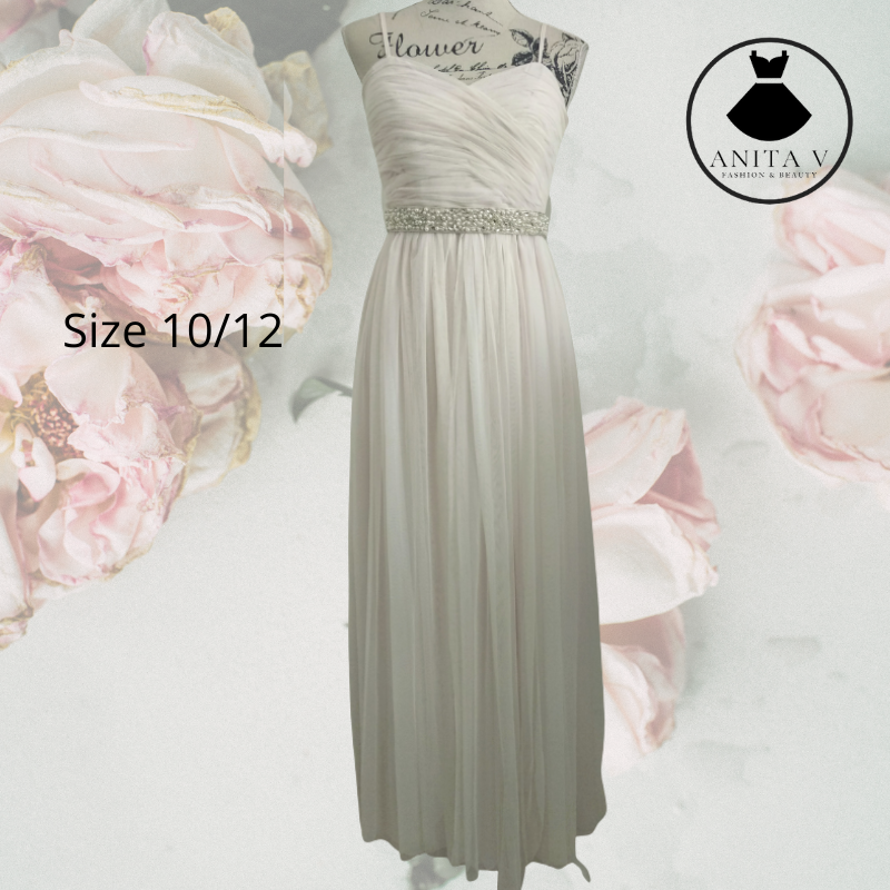 'Kamal' pale pink formal dress size 10/12