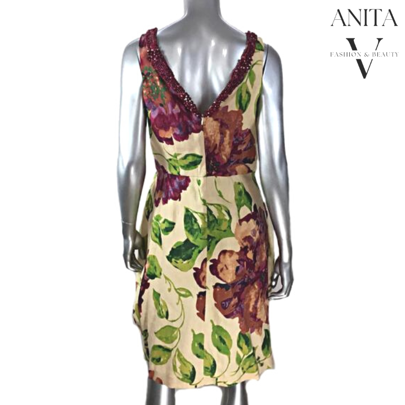 TRELISE COOPER  'Big Love', linen dress size 12/14, retail $899