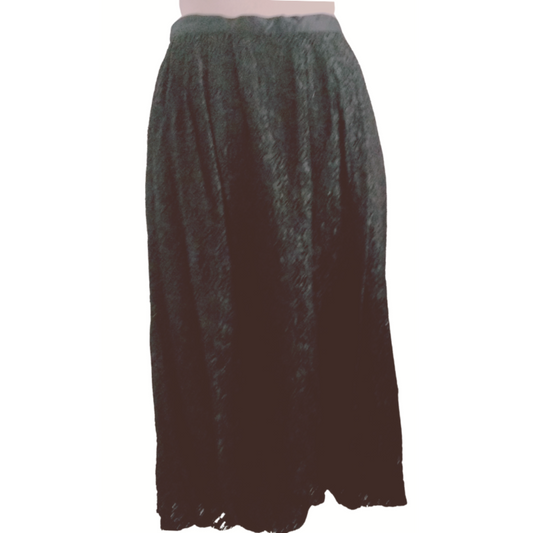 Trelise Cooper black lace skirt, size 8