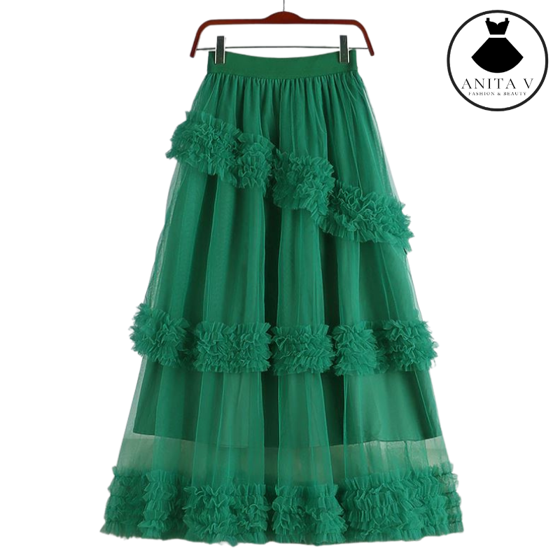NEW tulle skirt, green in stock, pre-order others OSFM 6, 8,10