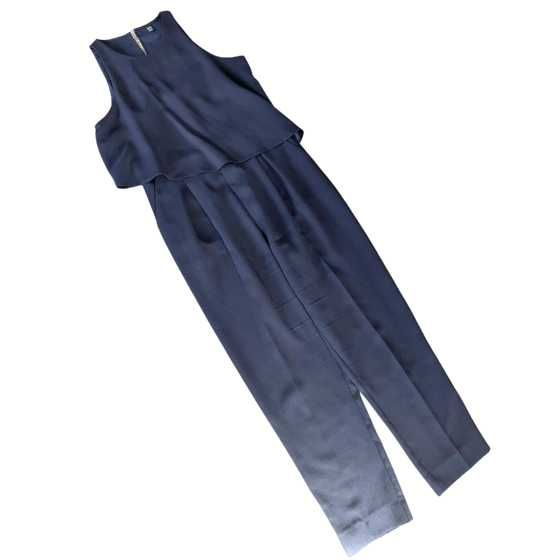 Navy jumpsuit, size 10