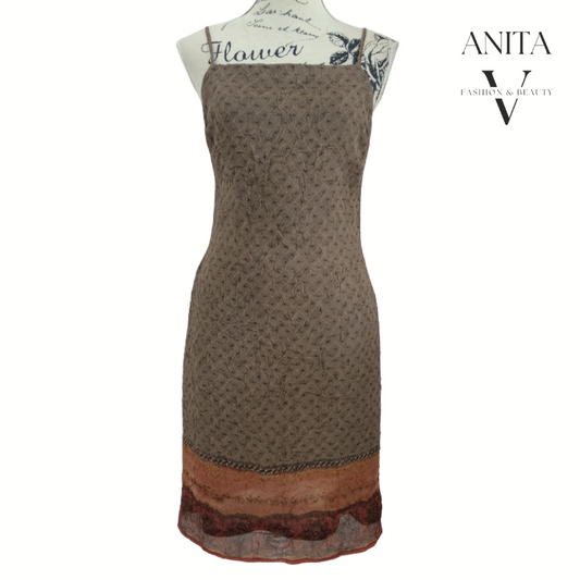 Hilton Weiner Autumn tones dress, size 10