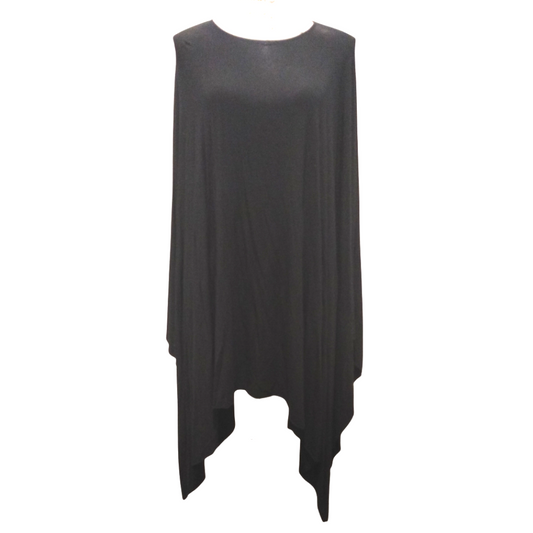 T black layering cape, size 14